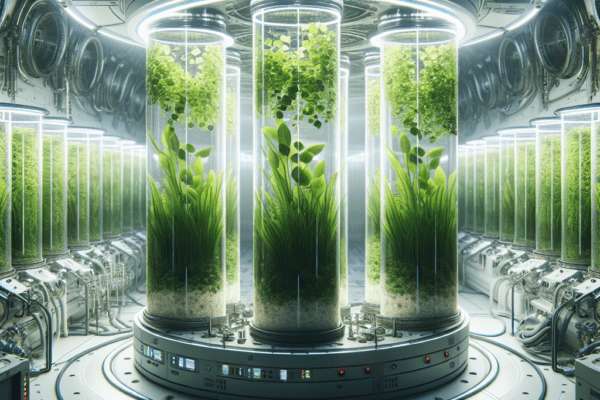 The role of algae in space agriculture.