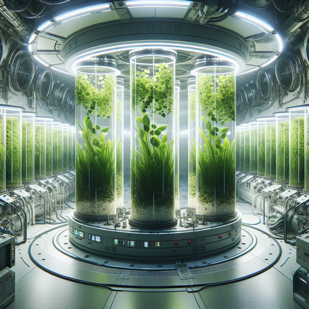 The role of algae in space agriculture.