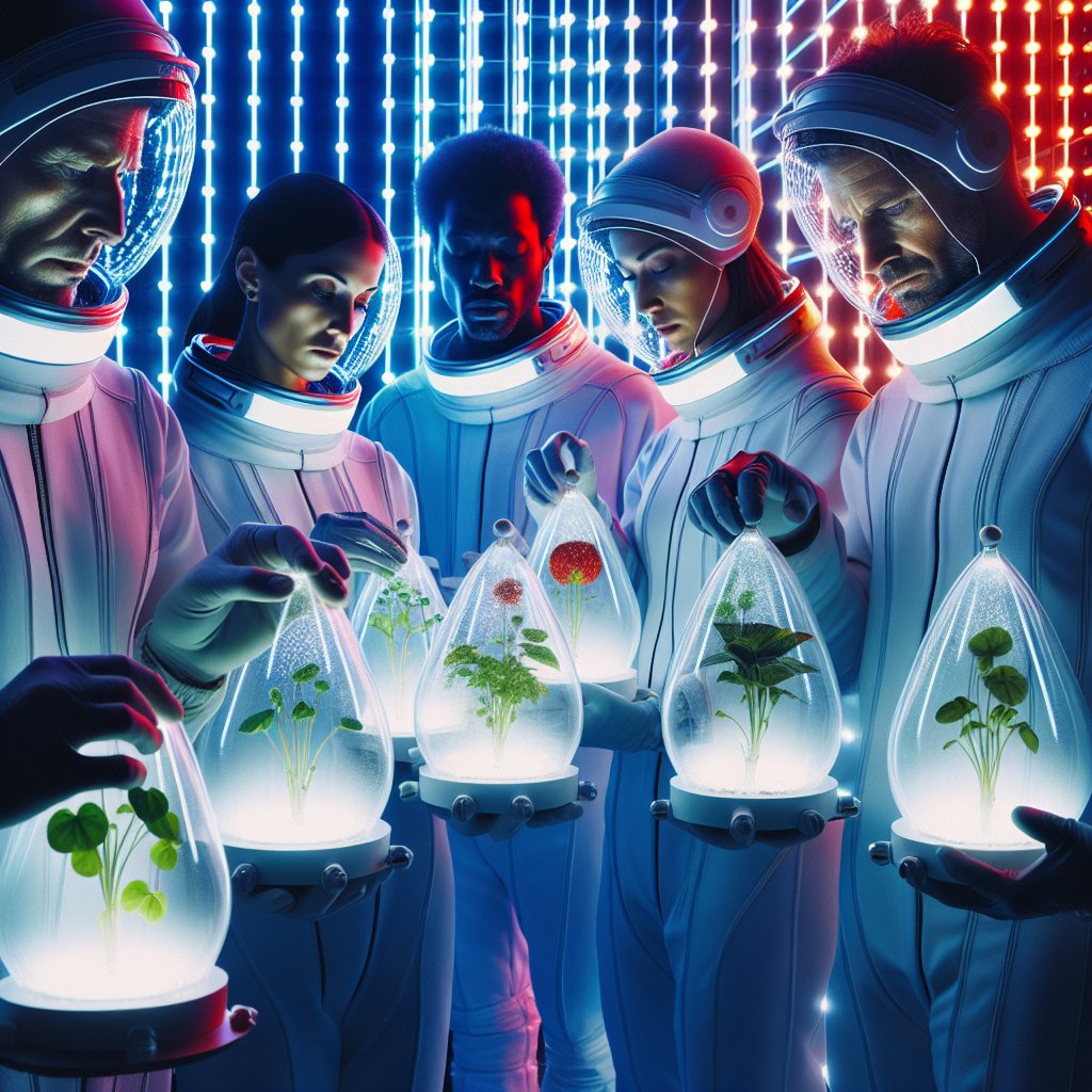 The potential of CRISPR in space farming innovation.