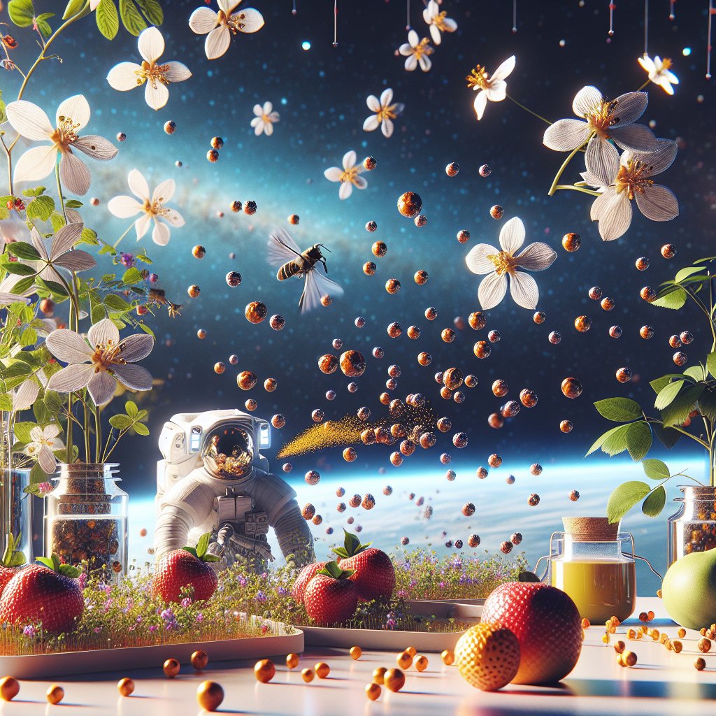 Challenges of pollination in space environments.