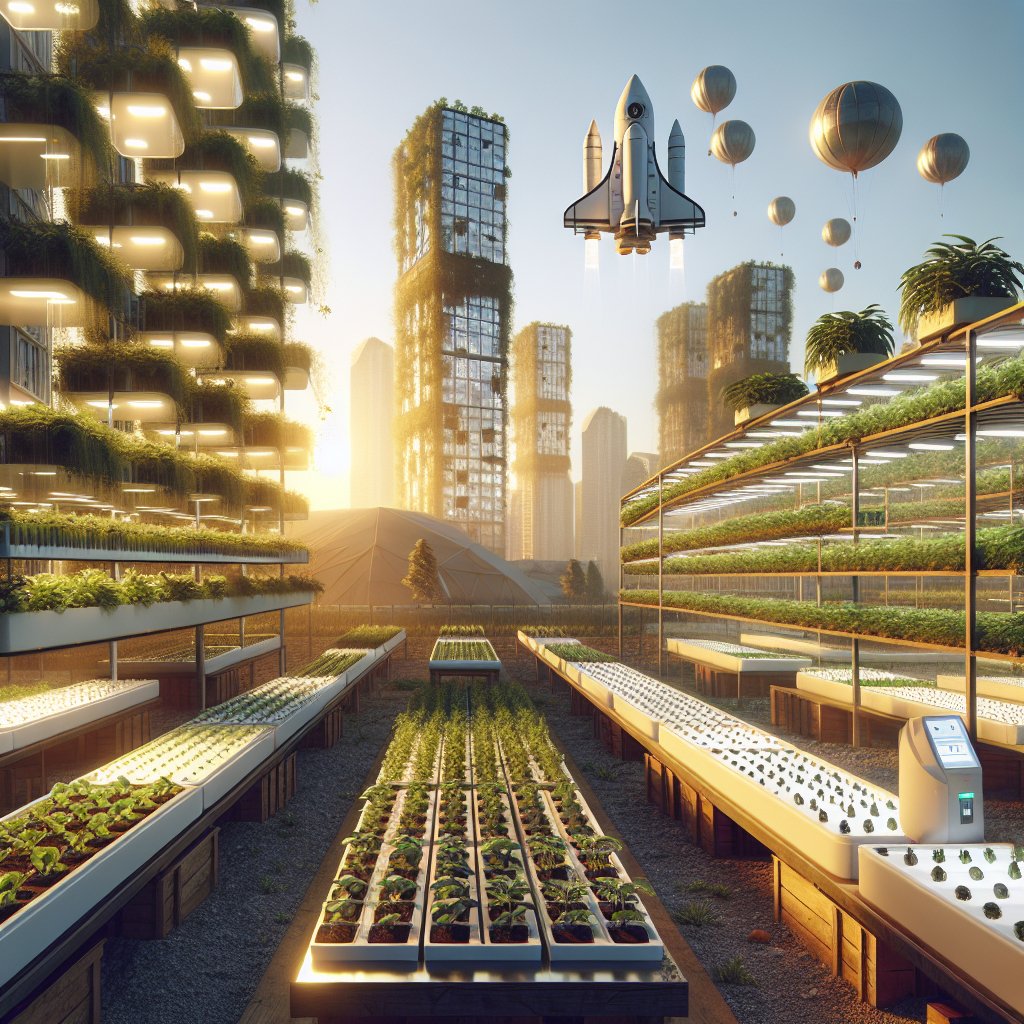 How space farming technologies can benefit urban agriculture.