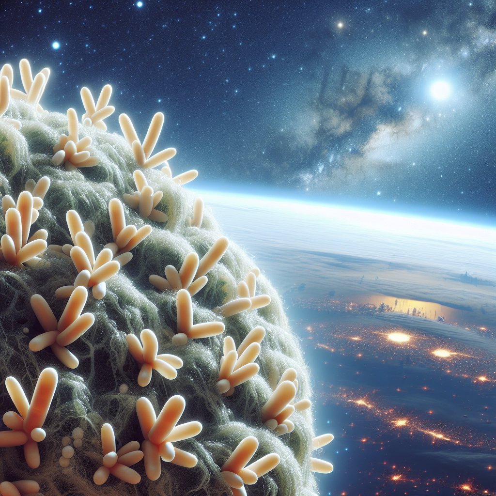 How microbial ecosystems support agriculture in space.