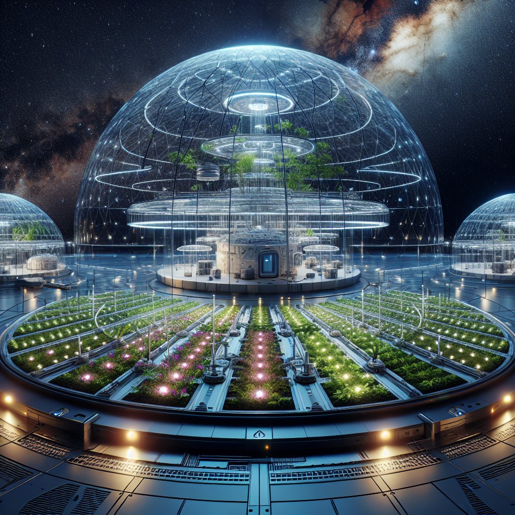 The role of greenhouses in space colonization.