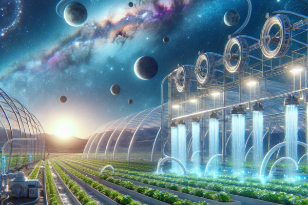 The role of water recycling in extraterrestrial agriculture.