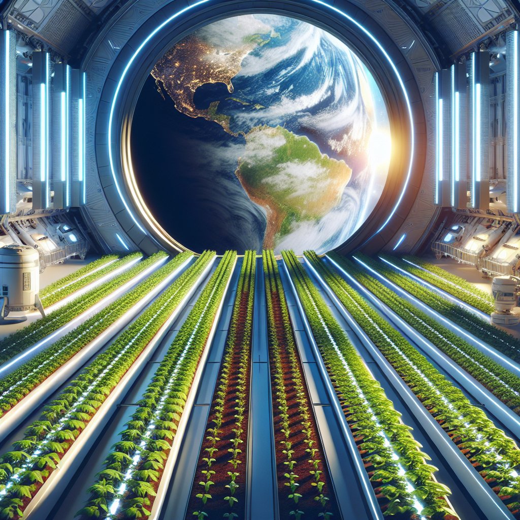 Can space farming solve food scarcity on Earth?