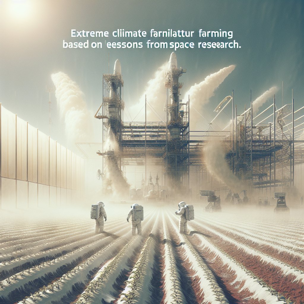 Farming in extreme climates: Lessons from space research.