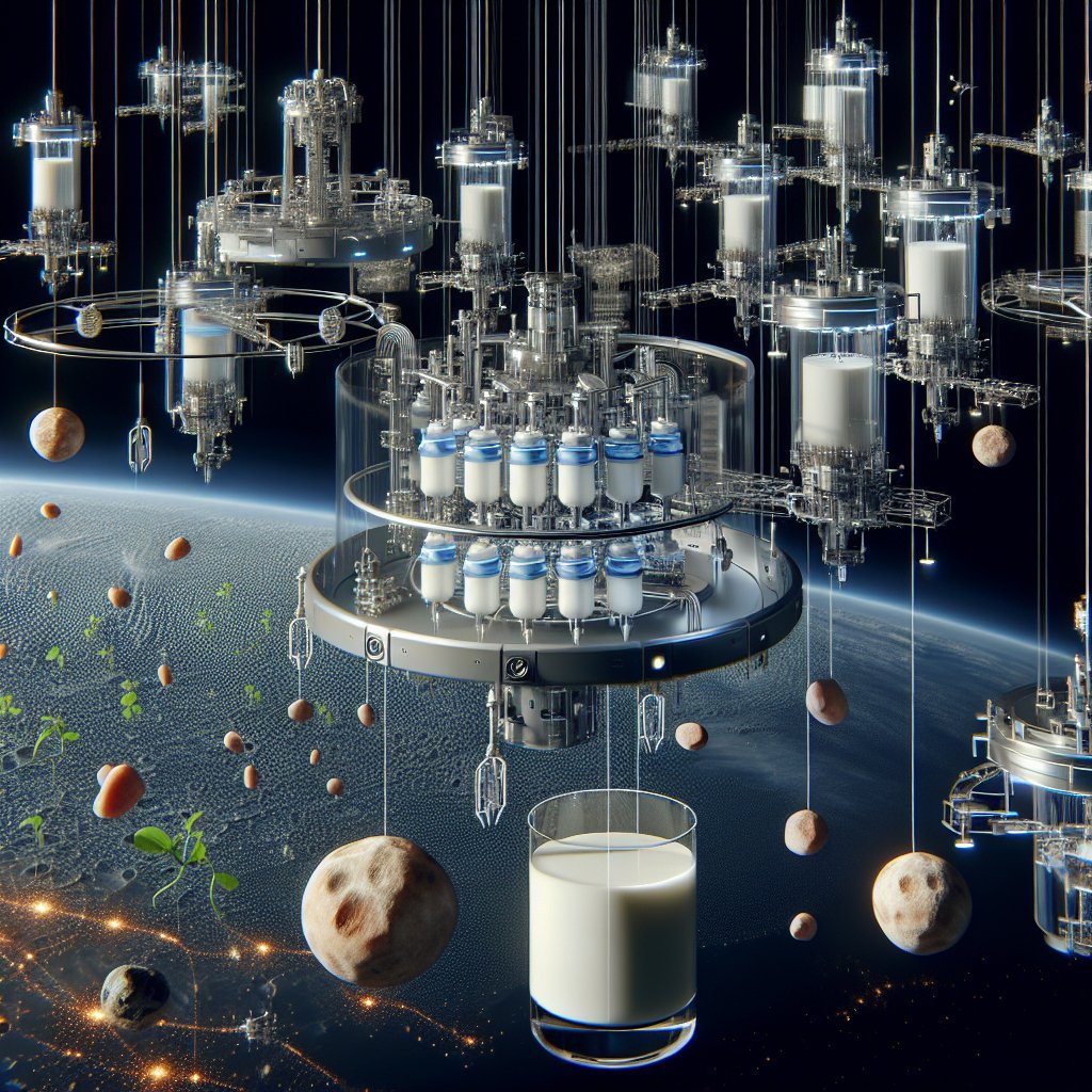 The future of protein production in space farming systems.