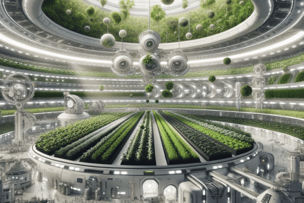 How artificial ecosystems could support space agriculture.