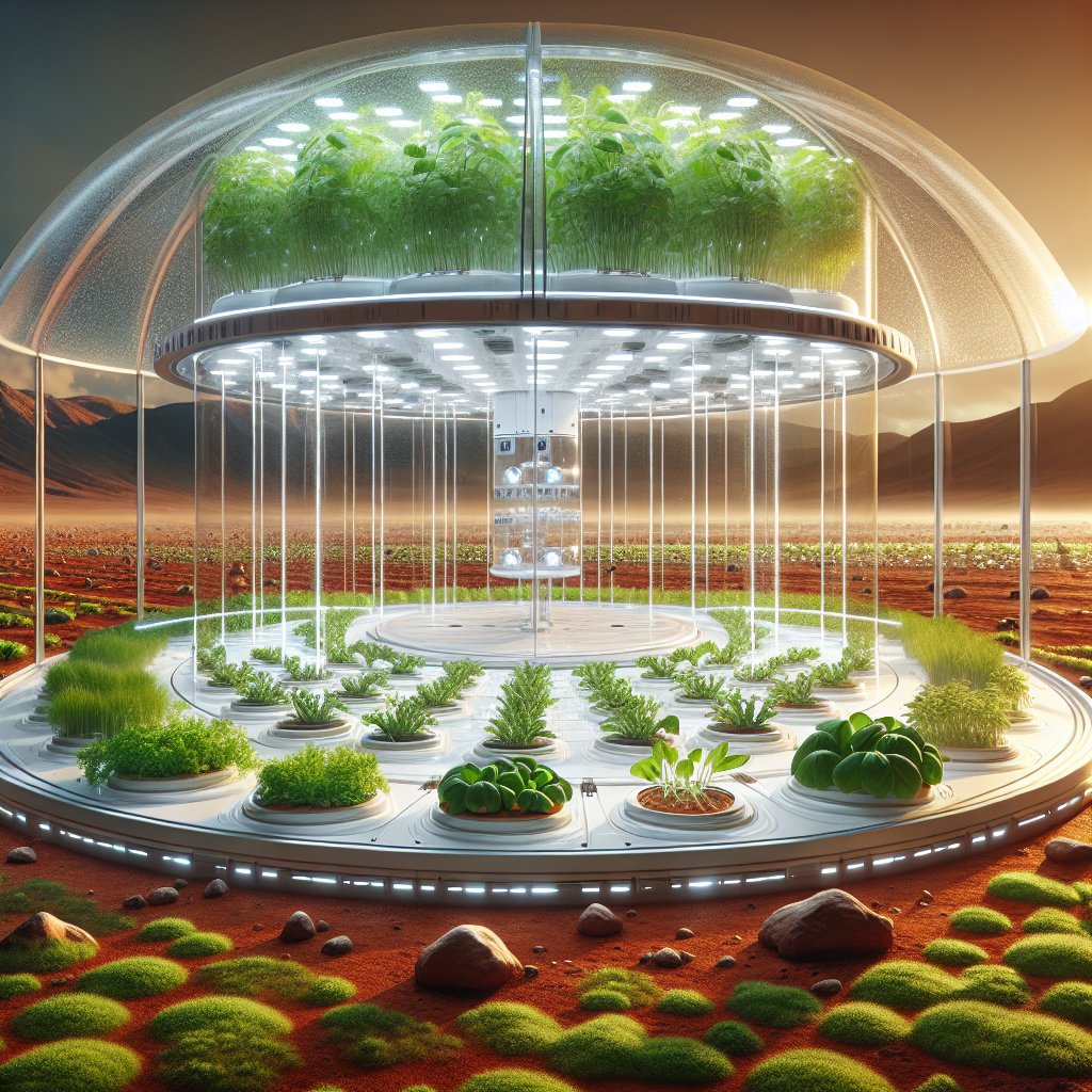 What crops are best suited for farming on Mars?