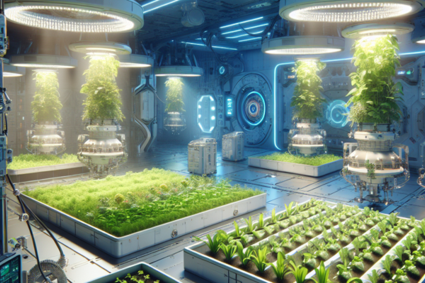 Farming in orbit: Opportunities and challenges.