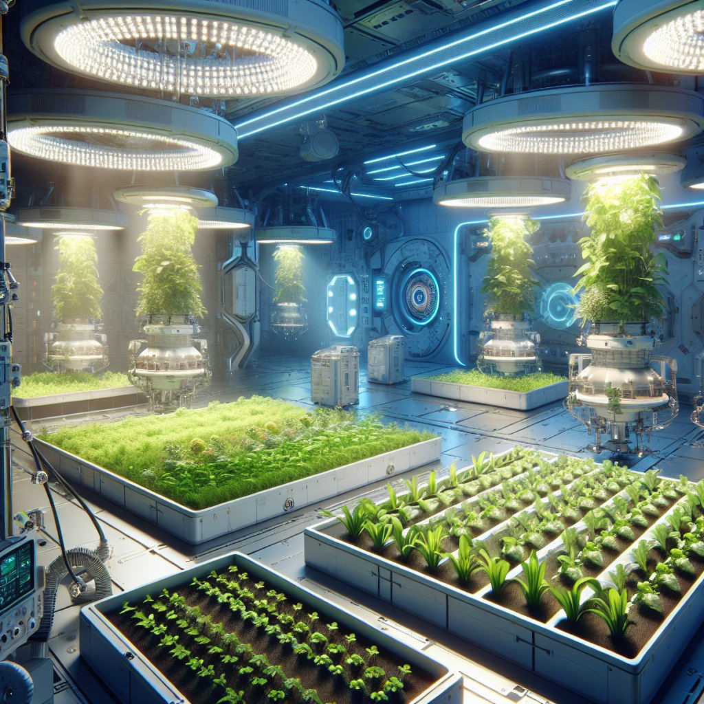 Farming in orbit: Opportunities and challenges.