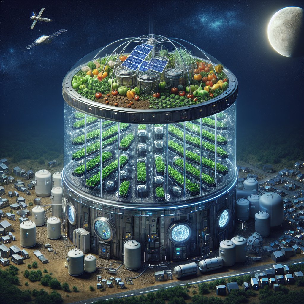 How to design self-sufficient farming systems for space.