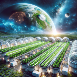 The role of space farming in mitigating the impact of global population growth.