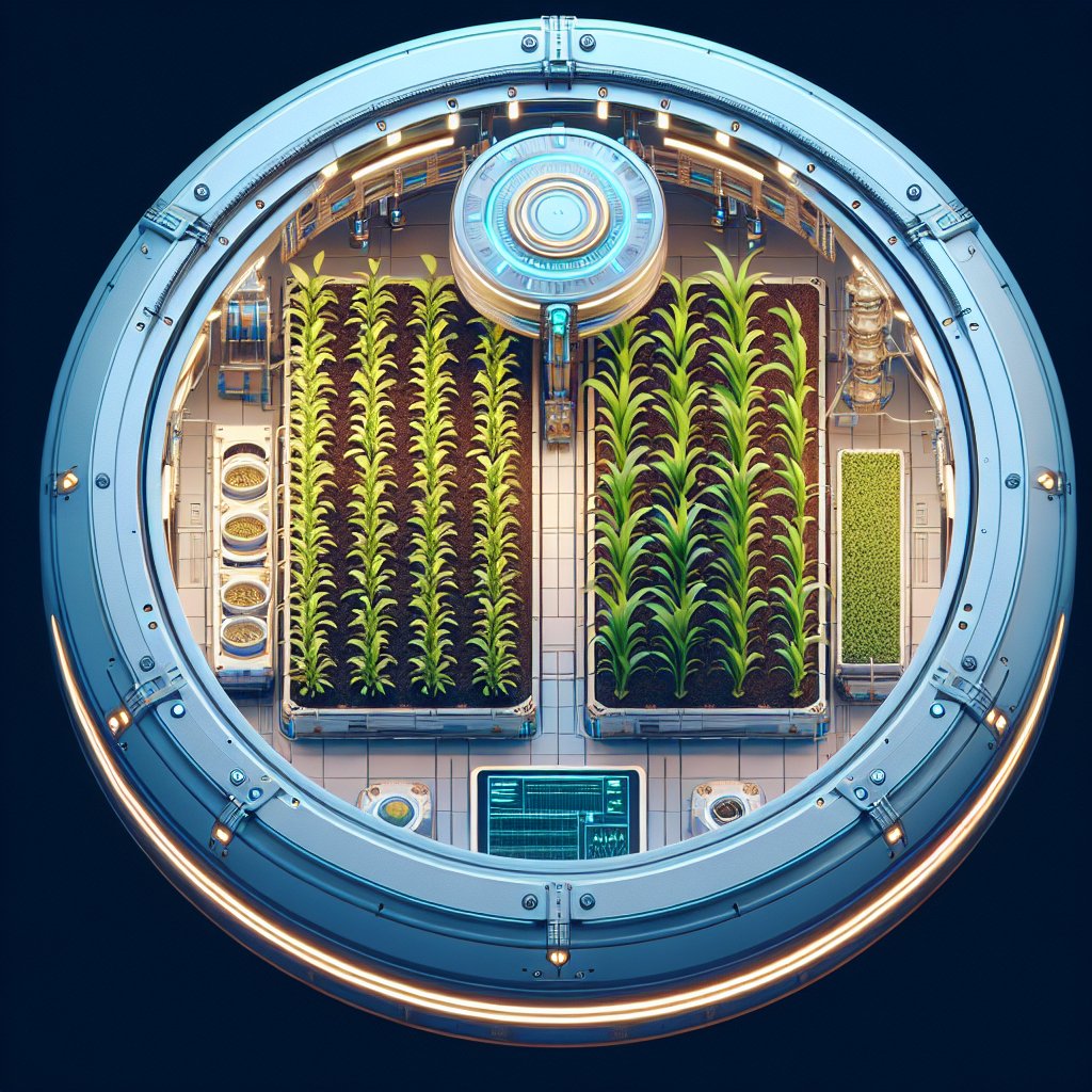 The challenges of building space-based food production facilities.