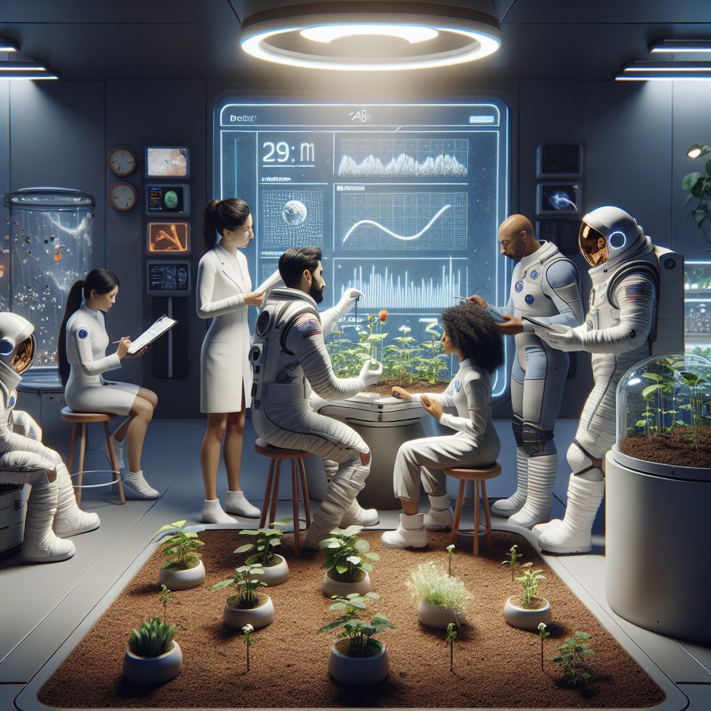 The role of community engagement in advancing space farming.