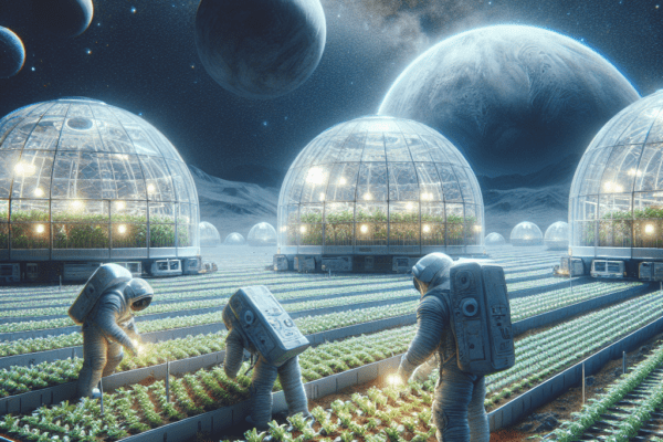 Farming in space: The next frontier for human survival.