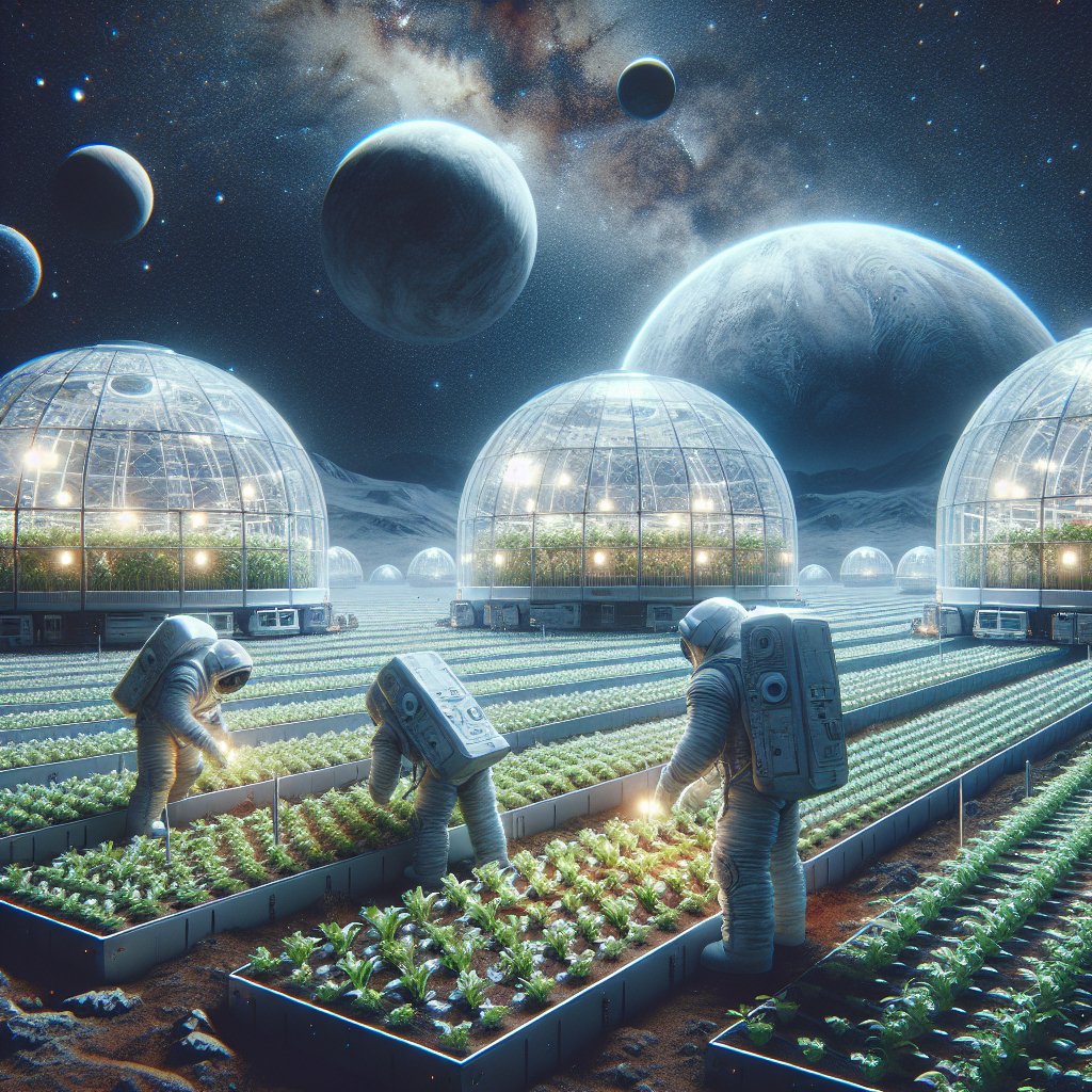 Farming in space: The next frontier for human survival.